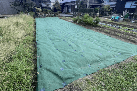 畑の雑草対策事例2 施工後